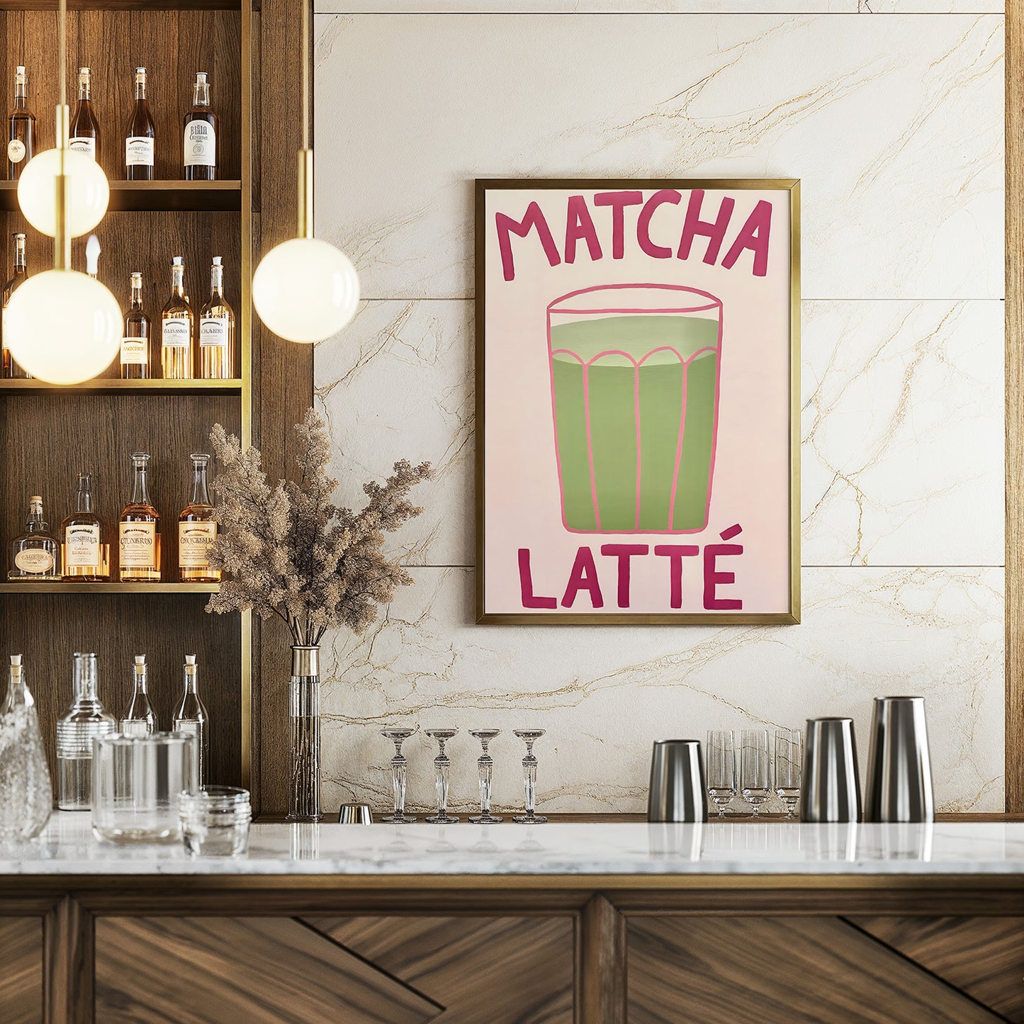 Matcha Latte Poster