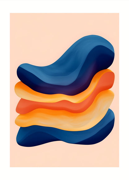 Color Flow No. 1 Poster