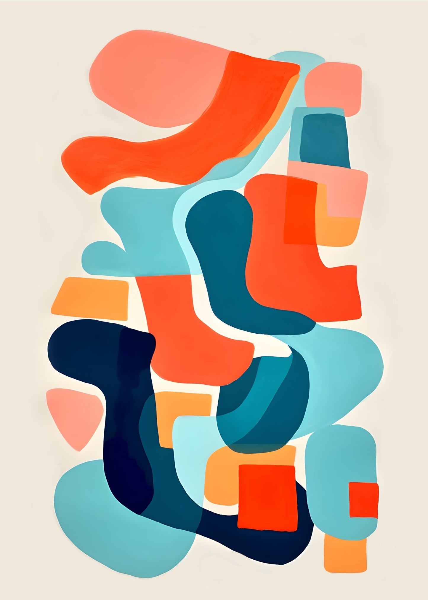 Color Flow No. 2 Poster