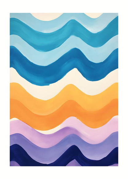 Color Flow No. 4 Poster