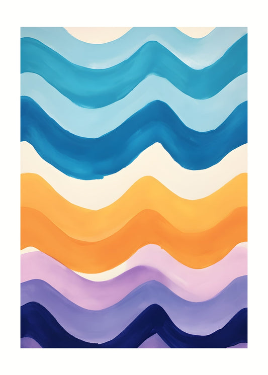 Color Flow No. 4 Poster