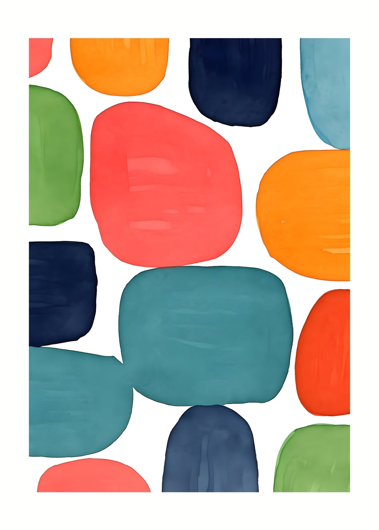 Color Flow No. 10 Poster