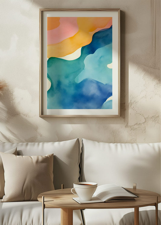 Color Motion No. 4 Poster