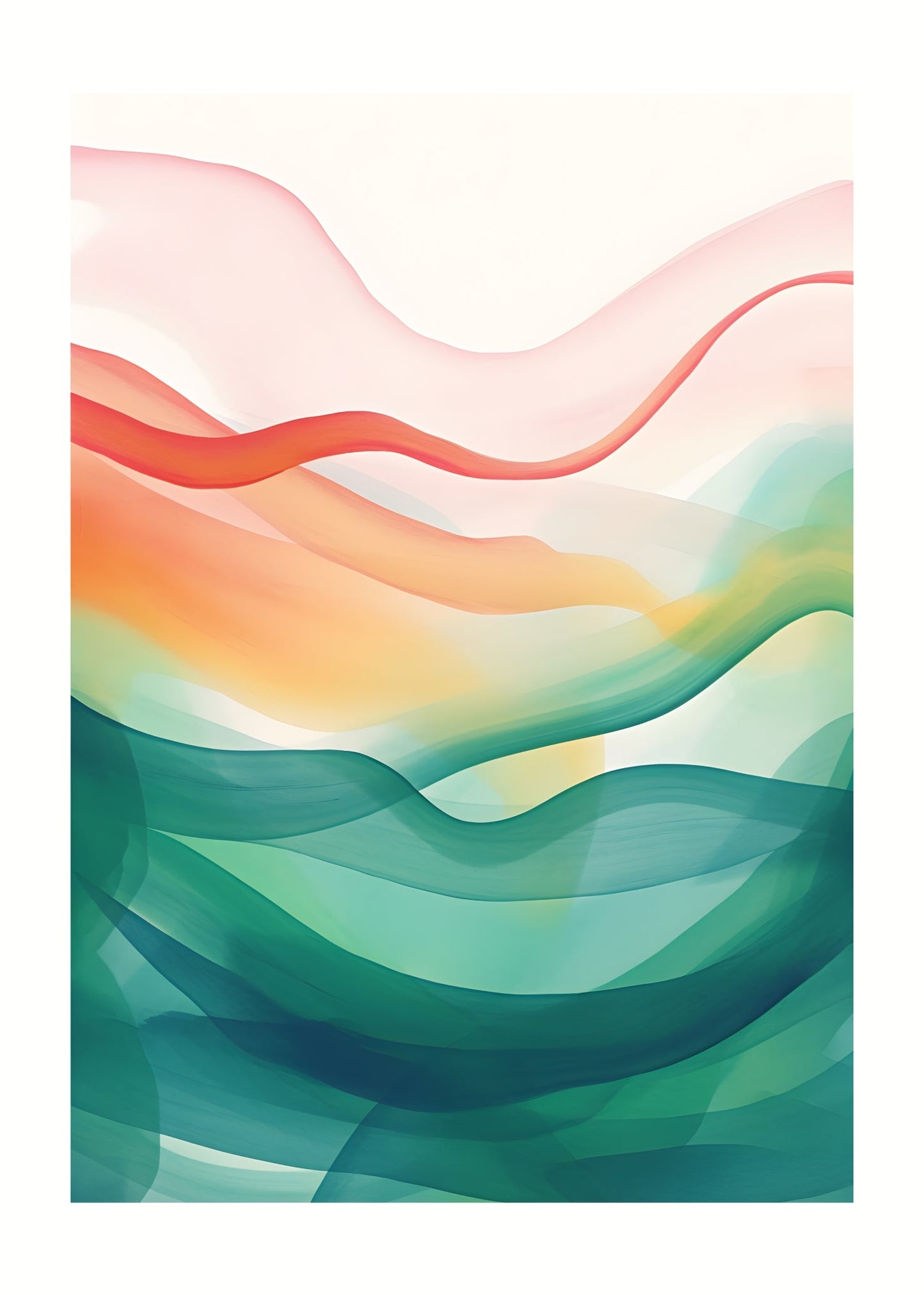 Color Motion No. 14 Poster