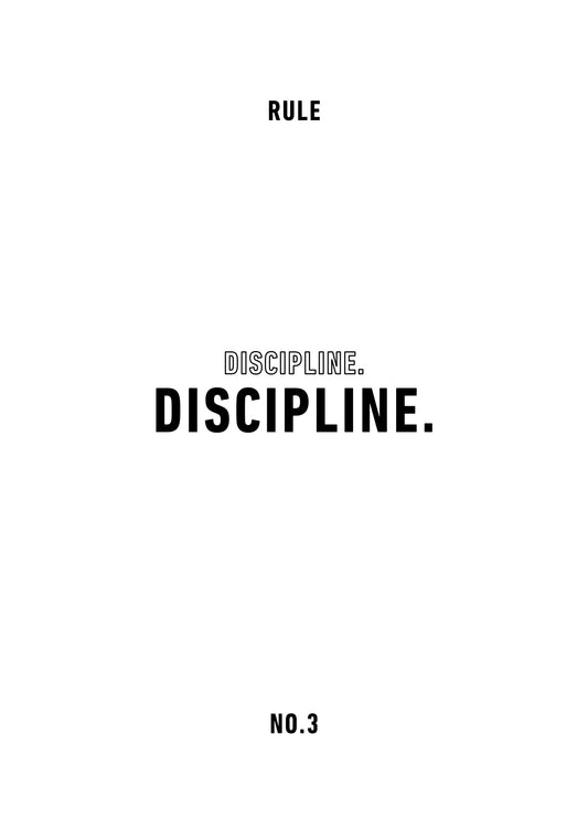 Discipline Poster