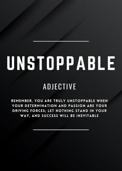 Unstoppable Poster