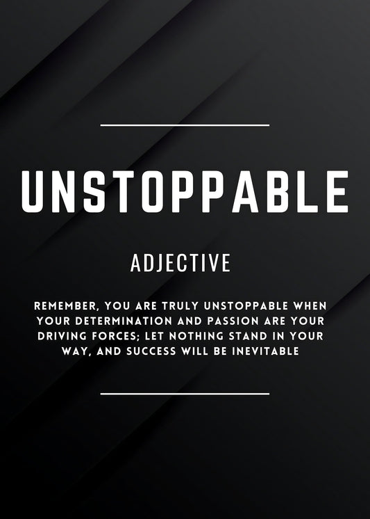 Unstoppable Poster