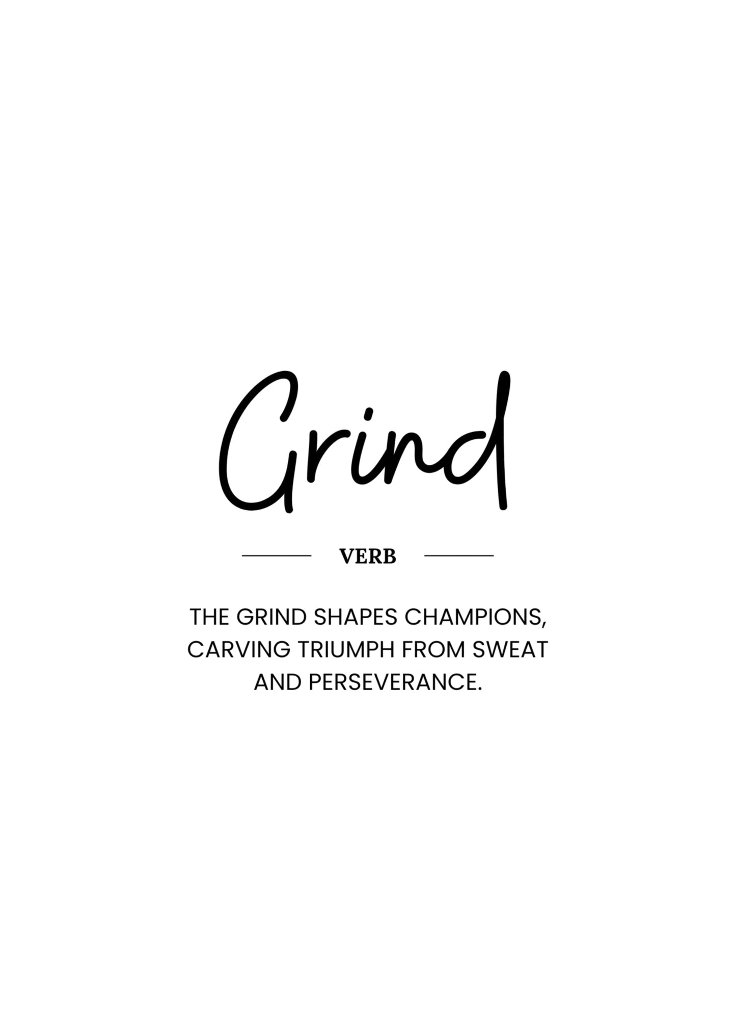 Grind Poster