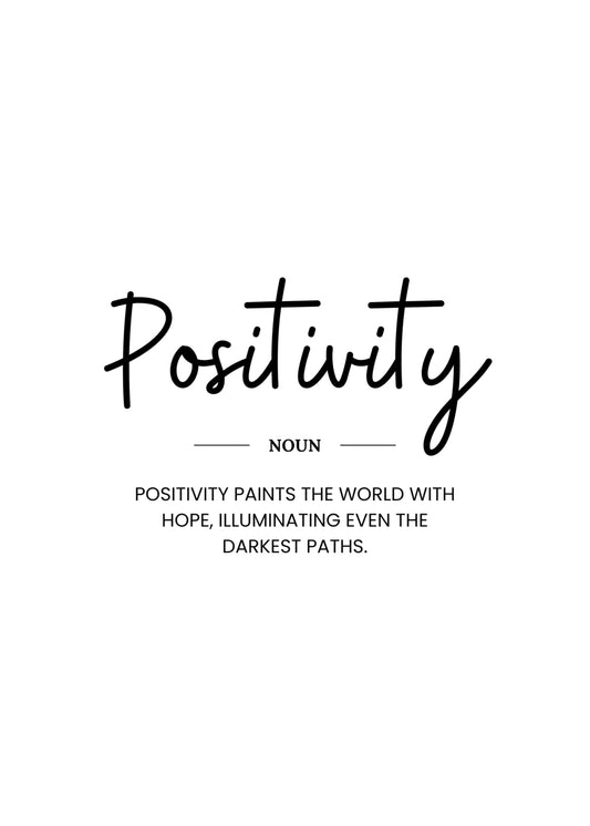 Positivity Poster