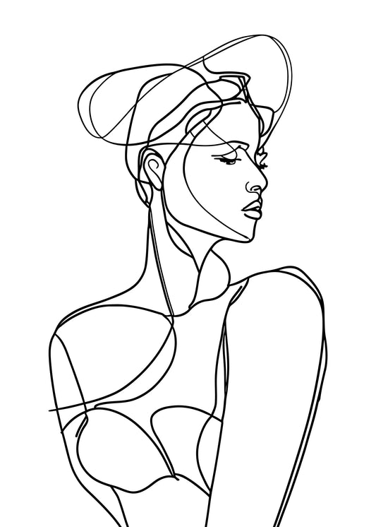 Elegant Lines No. 1 Poster