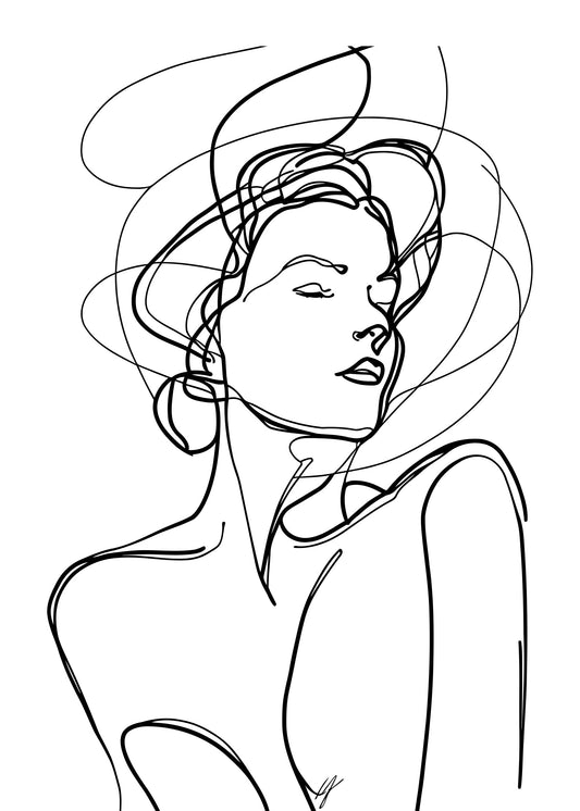 Elegant Lines No. 2 Poster