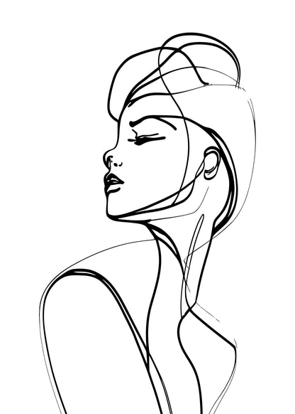 Elegant Lines No. 6 Poster