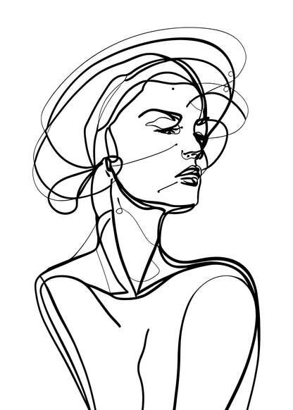 Elegant Lines No. 8 Poster