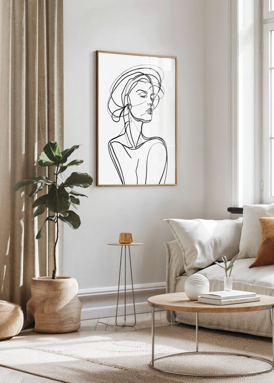 Elegant Lines No. 8 Poster