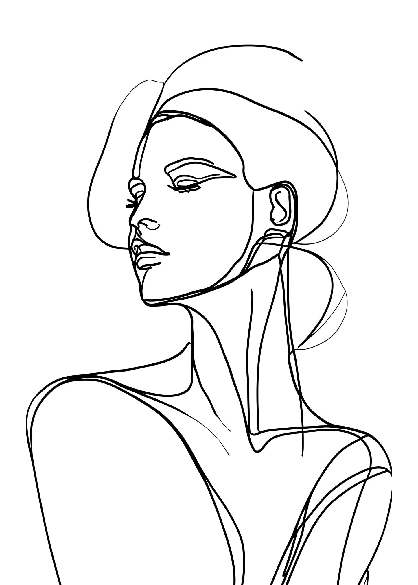 Elegant Lines No. 8 Poster