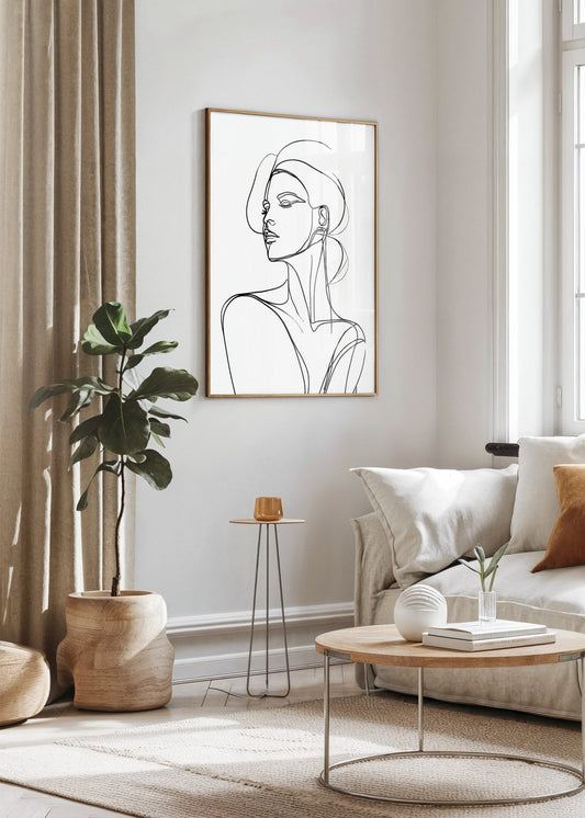 Elegant Lines No. 8 Poster