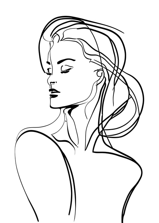 Elegant Lines No. 11 Poster