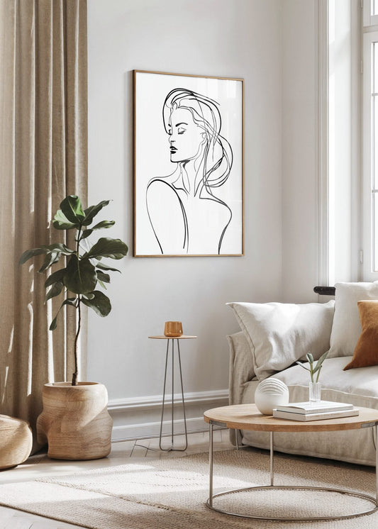 Elegant Lines No. 11 Poster