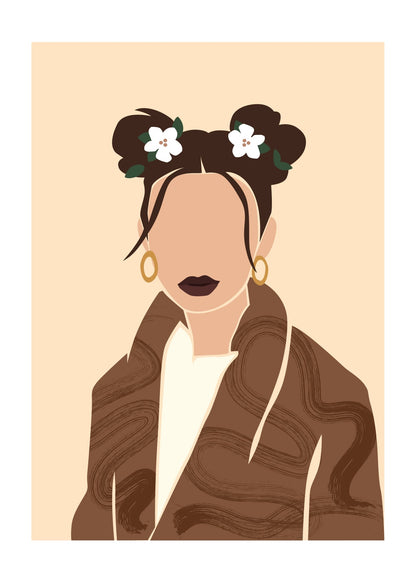 Soft Silhouettes Poster Series No. 7