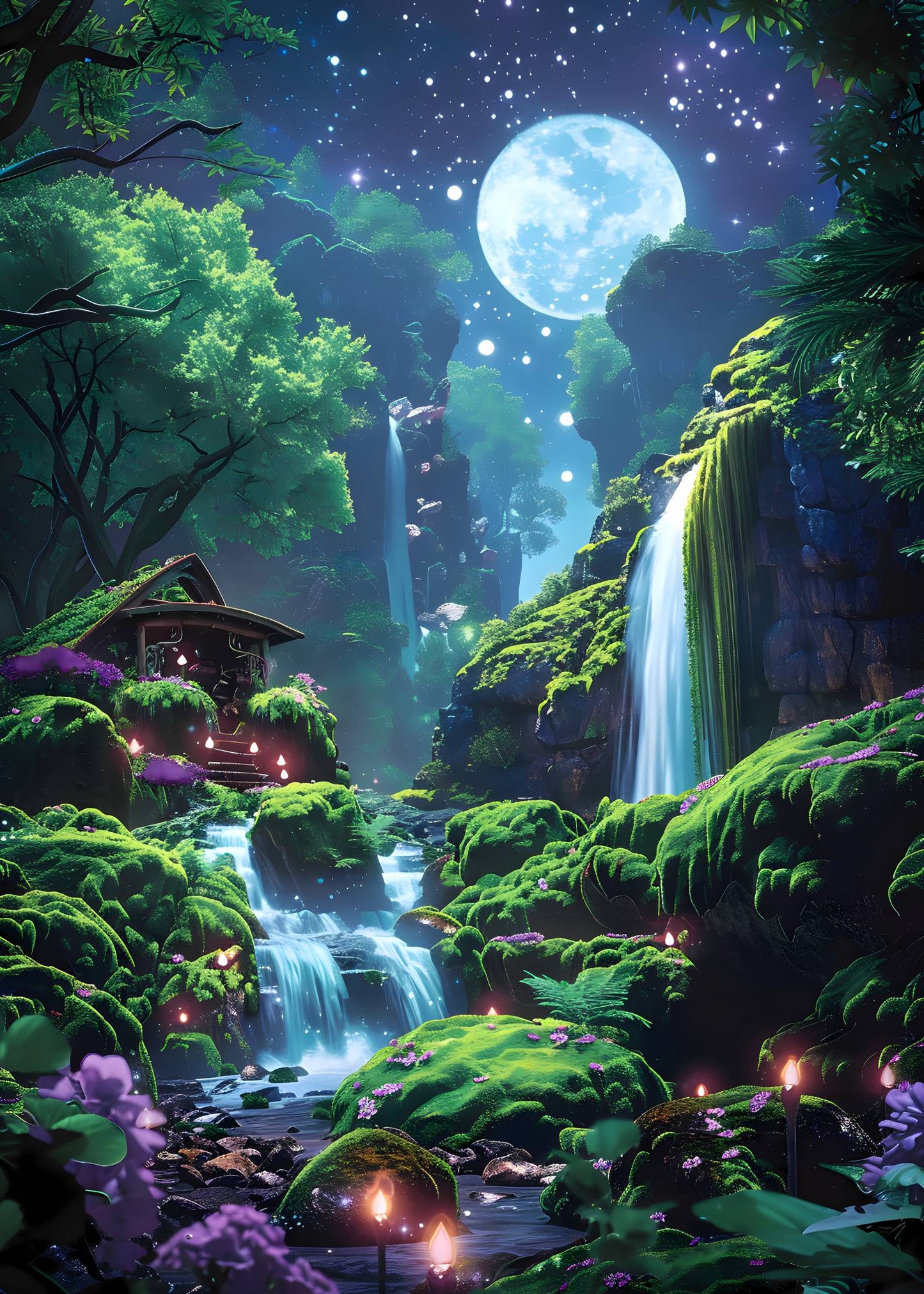 Moonlit Sanctuary Poster