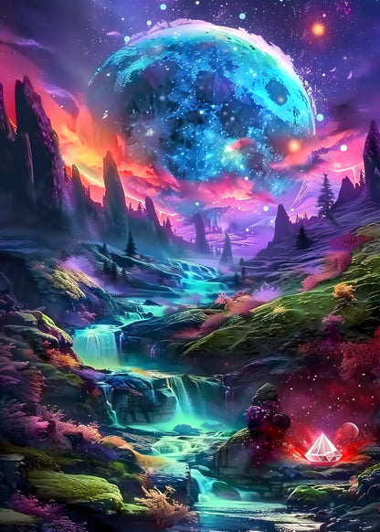 Prismatic Valley Poster