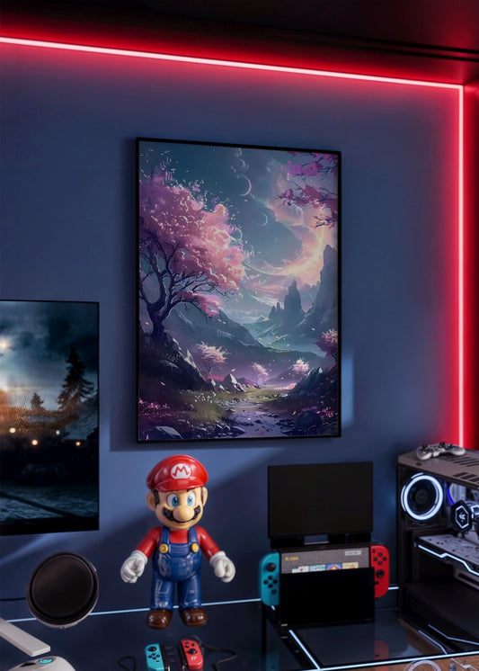 Celestia Falls Poster