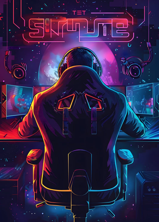 Neon Strategy Poster