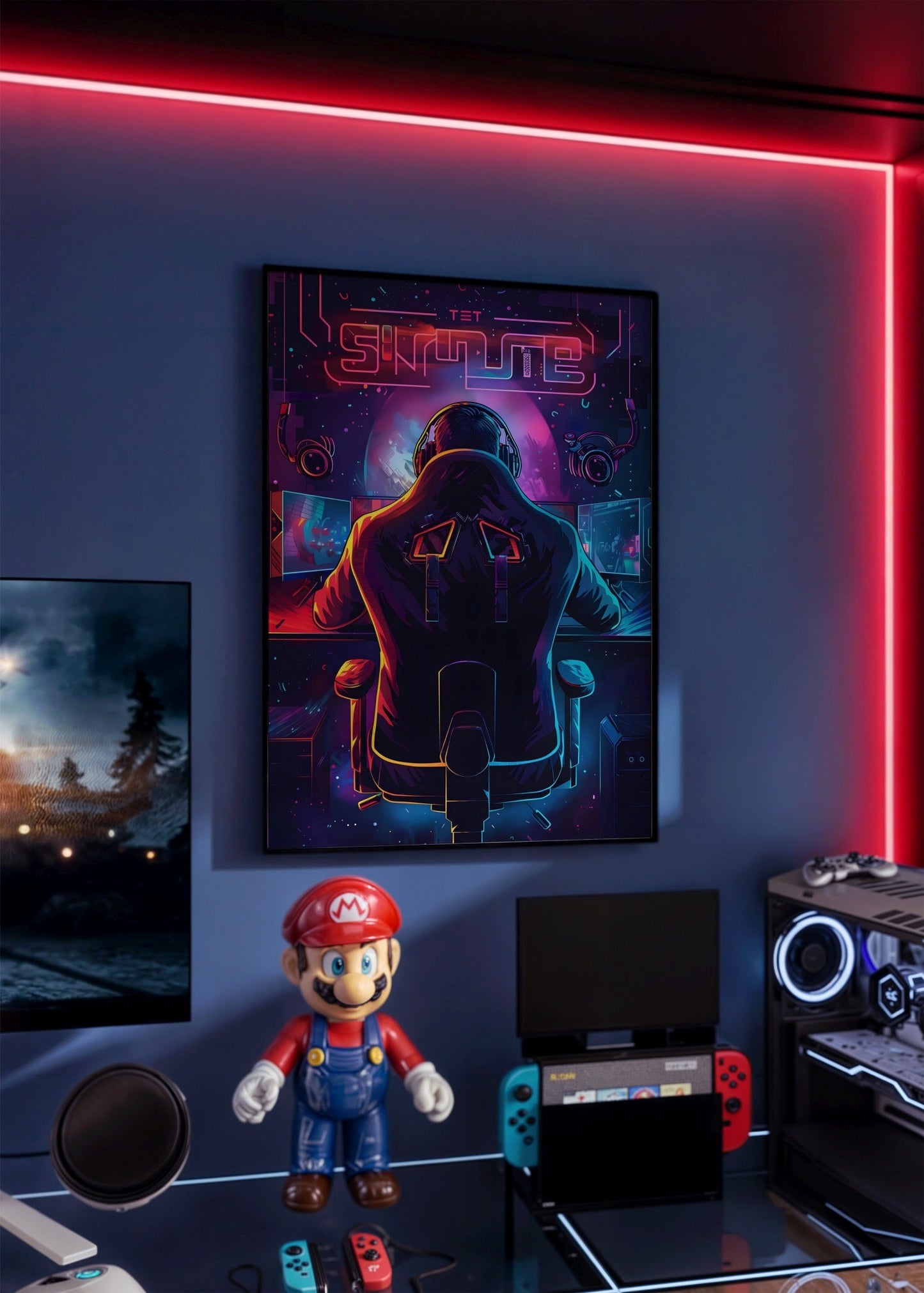 Neon Strategy Poster