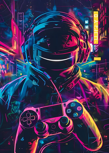 Neon Operator Poster