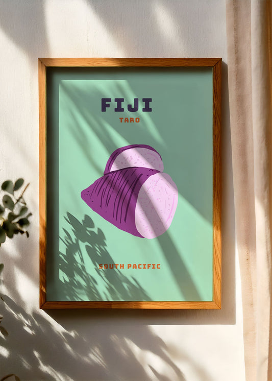 Fiji Taro – South Pacific Poster