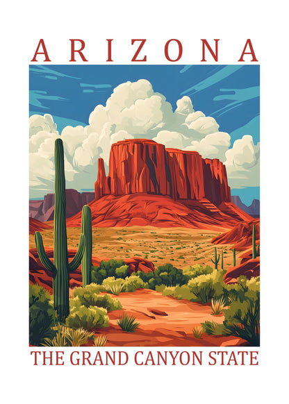 Arizona – The Grand Canyon State Poster