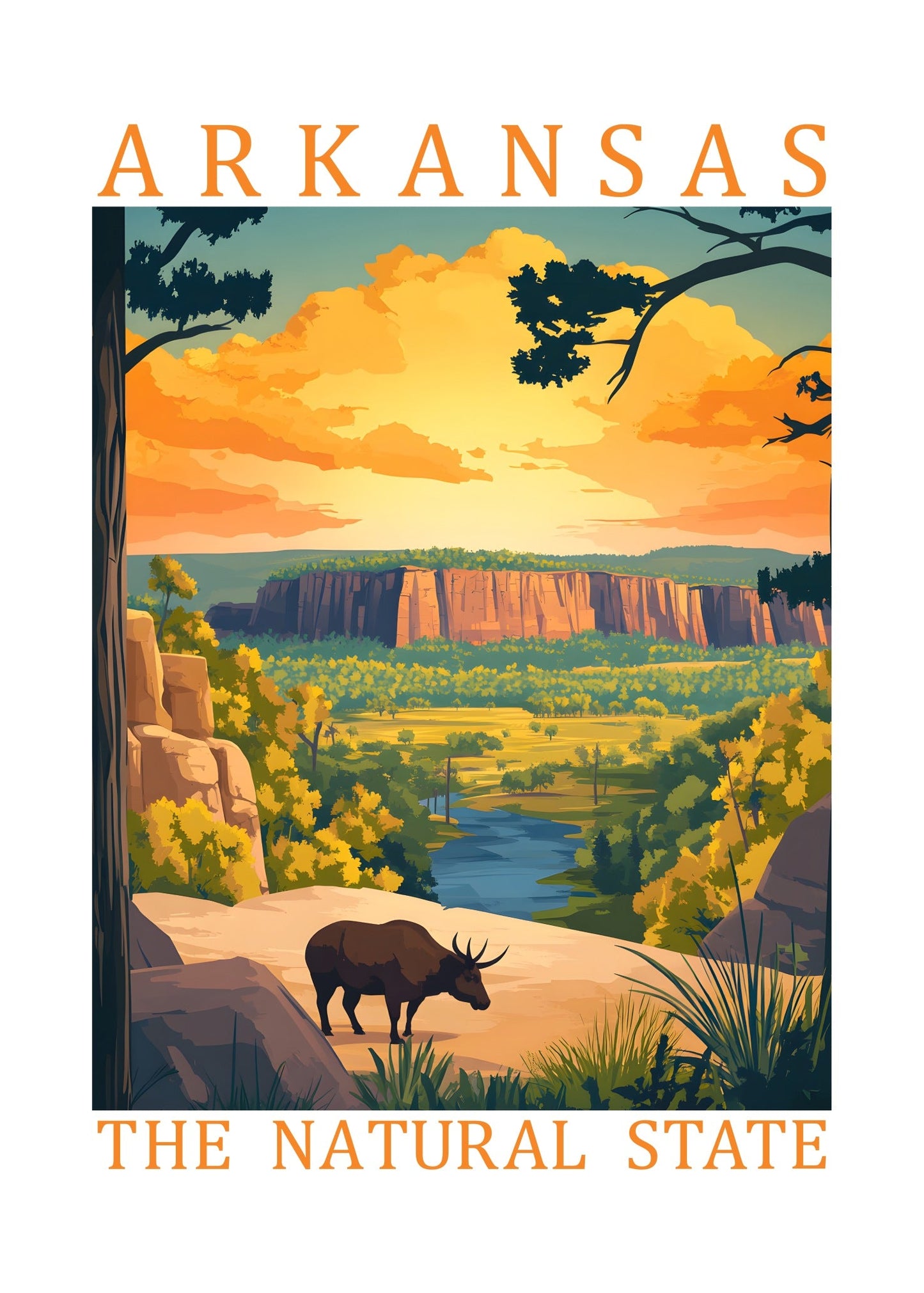 Arkansas – The Natural State Poster