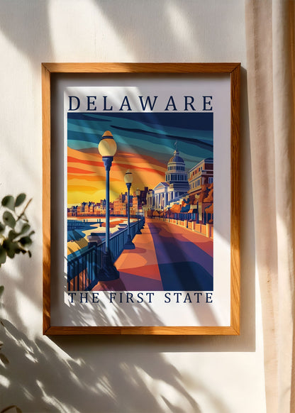 Delaware – The First State Poster