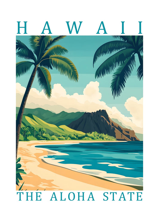 Hawaii – The Aloha State Poster