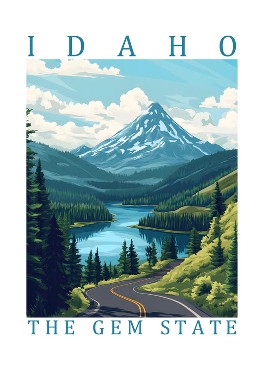 Idaho – The Gem State Poster