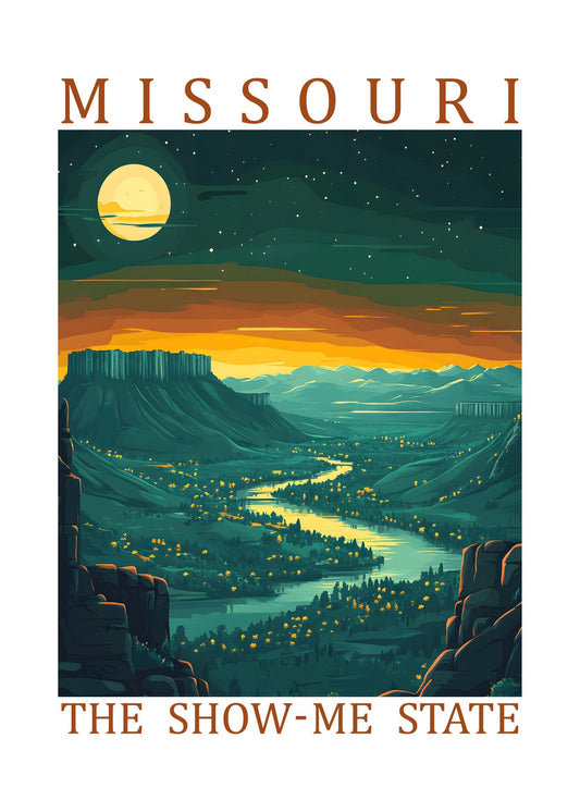 Missouri – The Show-Me State Poster