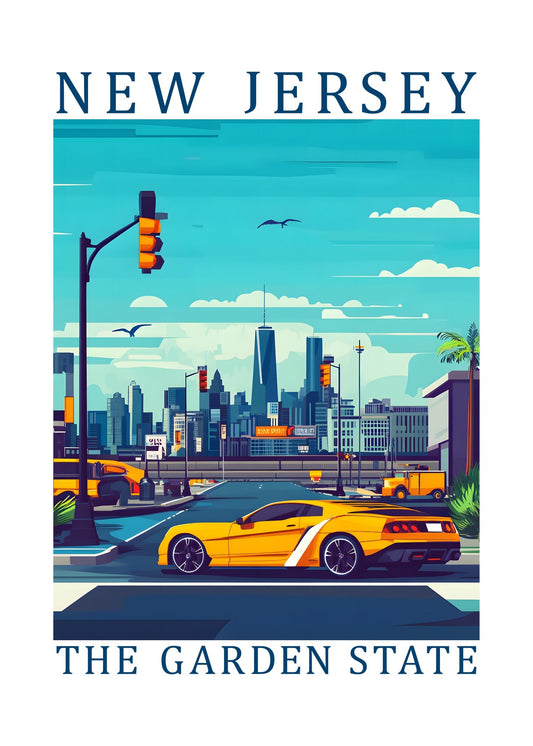 New Jersey – The Garden State Poster