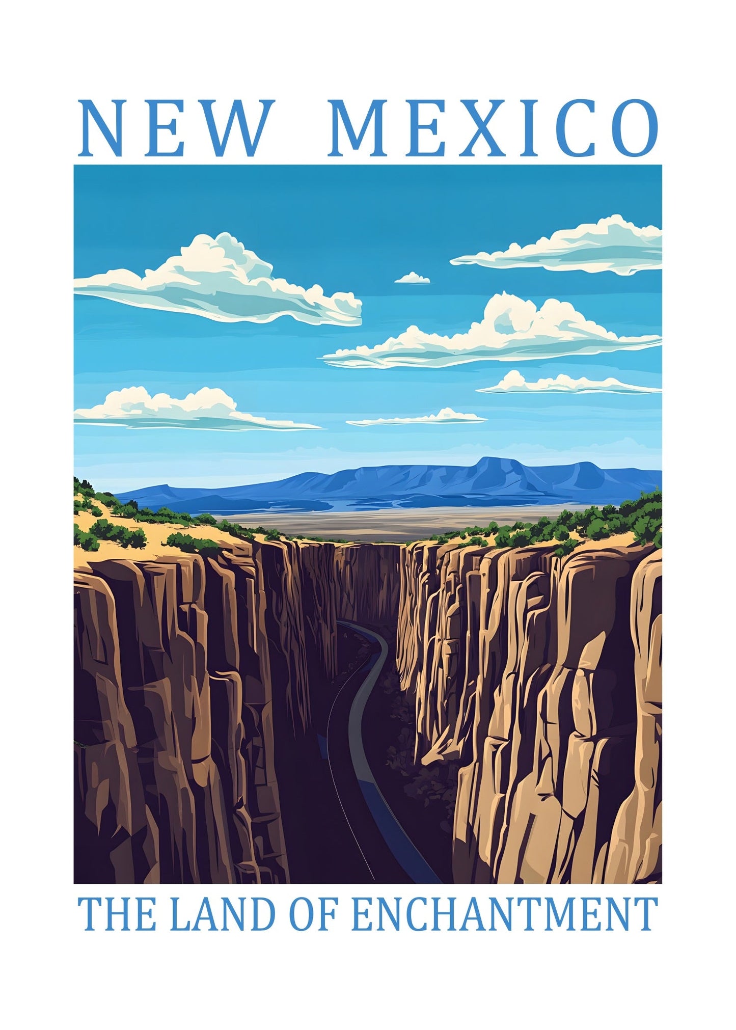 New Mexico – The Land of Enchantment Poster