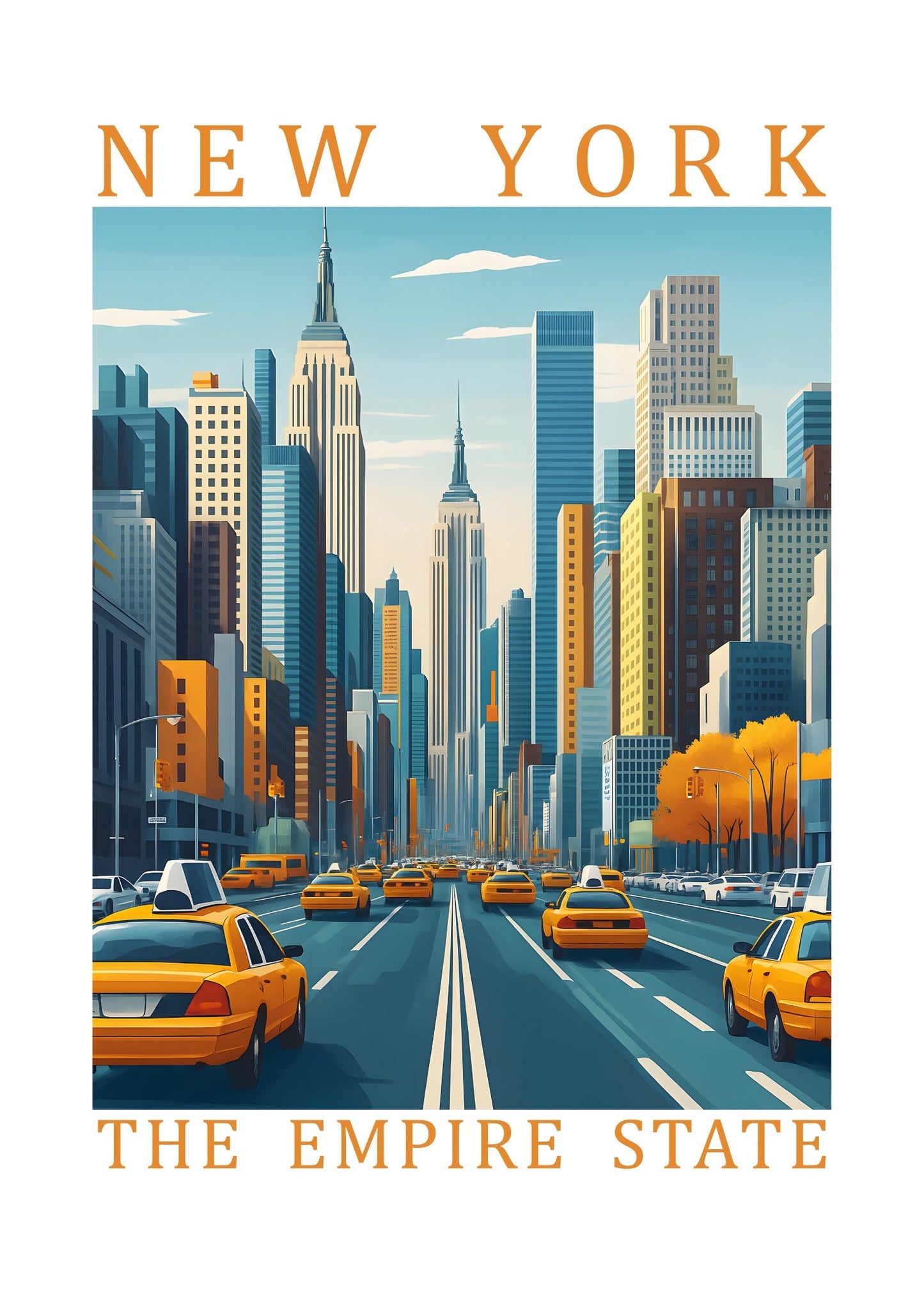 New York – The Empire State Poster