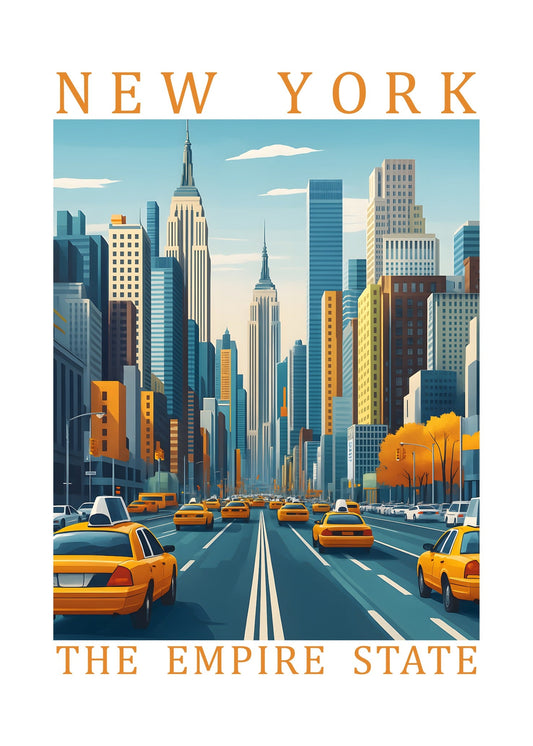 New York – The Empire State Poster
