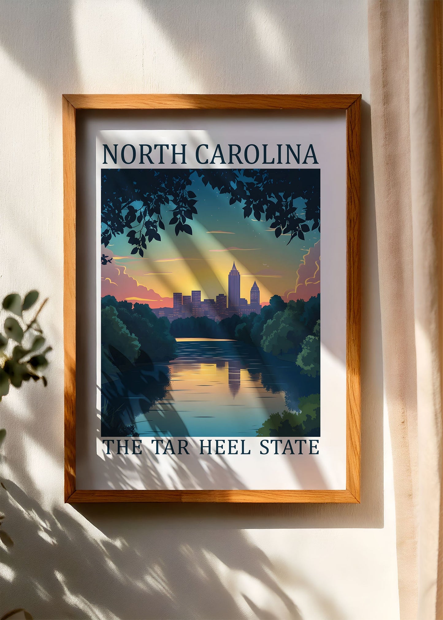North Carolina – The Tar Heel State Poster