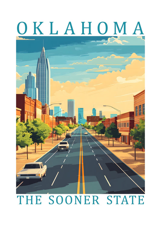Oklahoma – The Sooner State Poster