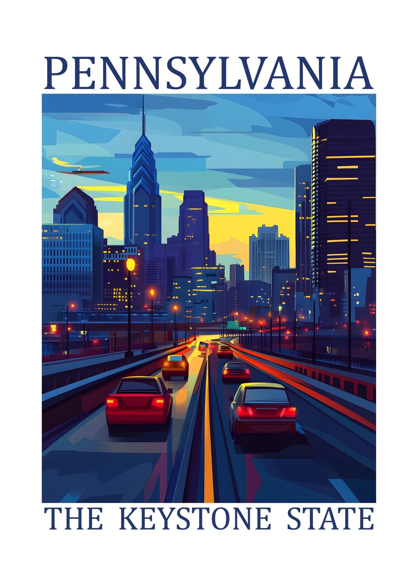 Pennsylvania – The Keystone State Poster