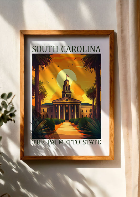 South Carolina – The Palmetto State Poster