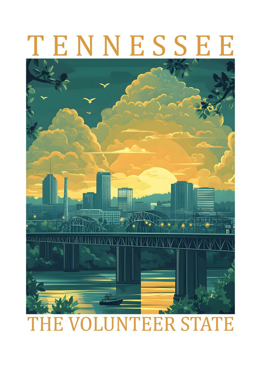 Tennessee – The Volunteer State Poster