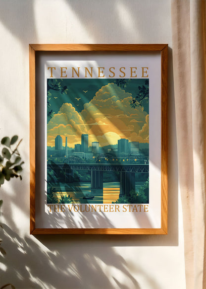 Tennessee – The Volunteer State Poster
