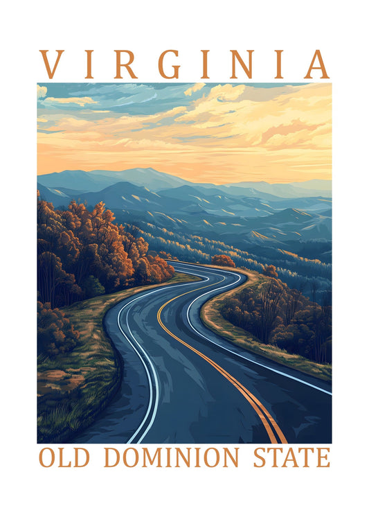 Virginia – The Old Dominion Poster