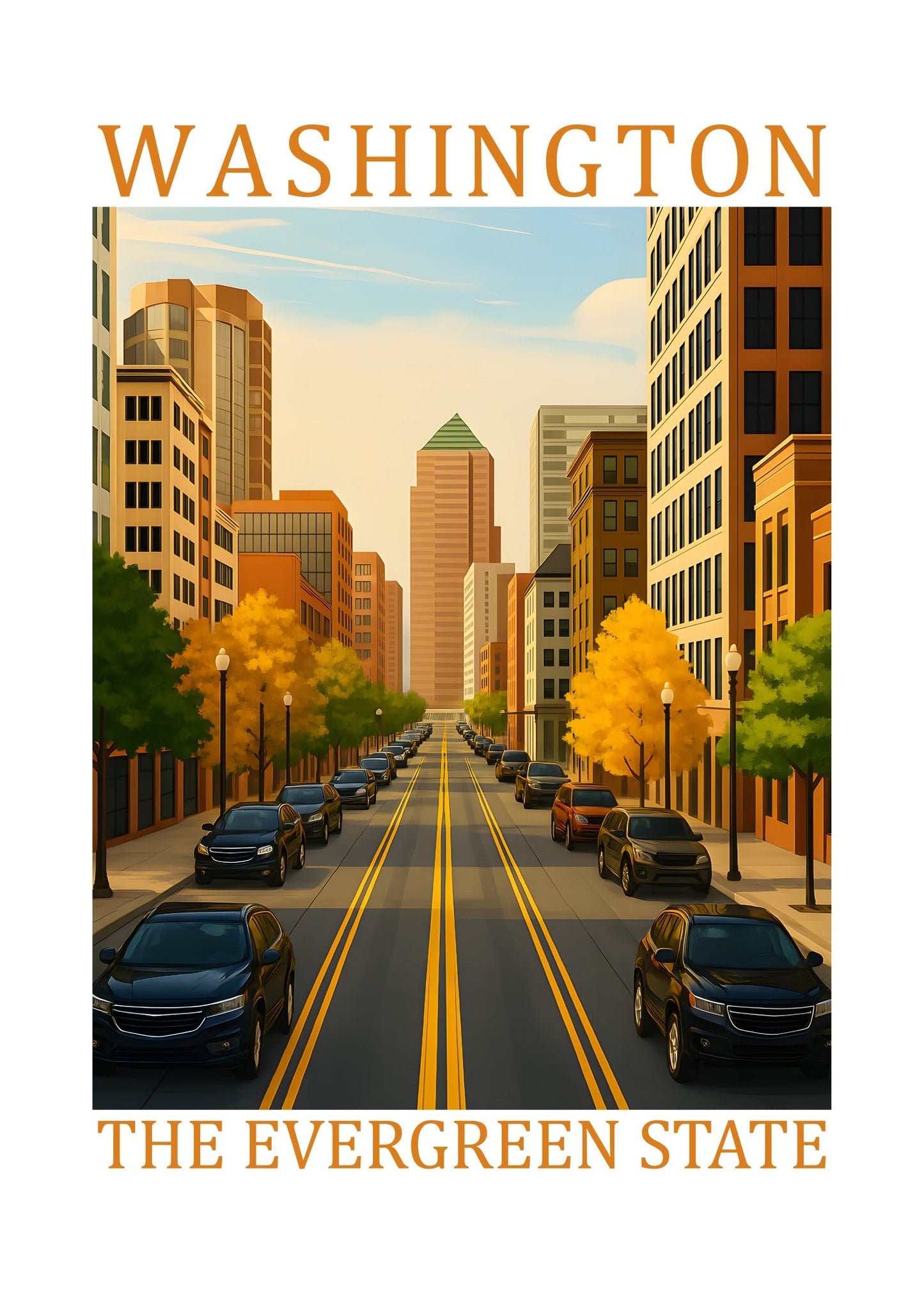 Washington – The Evergreen State Poster