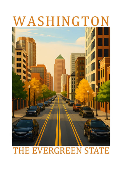 Washington – The Evergreen State Poster