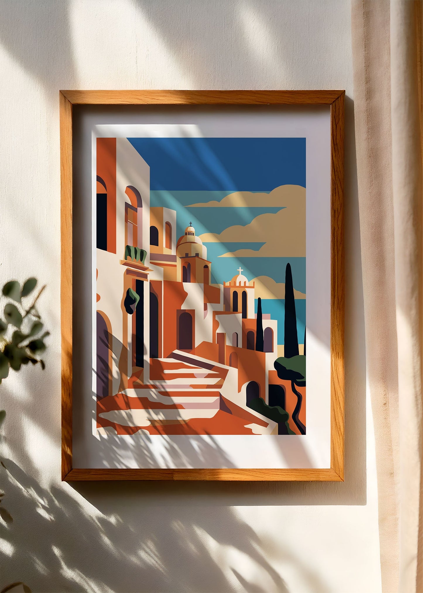 Santorini Steps Poster Series No. 5